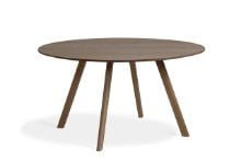 Billede af HAY CPH 25 Round Table Ø: 140 cm - Lacquered Solid Walnut/Lacquered Walnut Veneer