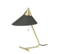 Billede af Warm Nordic Brass Top Table Lamp H: 41 cm - Charcoal