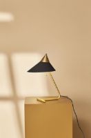 Billede af Warm Nordic Brass Top Table Lamp H: 41 cm - Charcoal