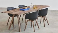 Billede af HAY CPH 30 Table 250x90x74 cm - Lacquered Solid Walnut/Lacquered Walnut Veneer