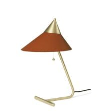 Billede af Warm Nordic Brass Top Table Lamp H: 41 cm - Rusty Red 