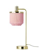 Billede af Warm Nordic Fringe Table Lamp H: 61 cm - Pale Pink