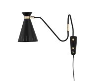 Billede af Warm Nordic Cone Wall Lamp H: 30 cm - Black Noir 