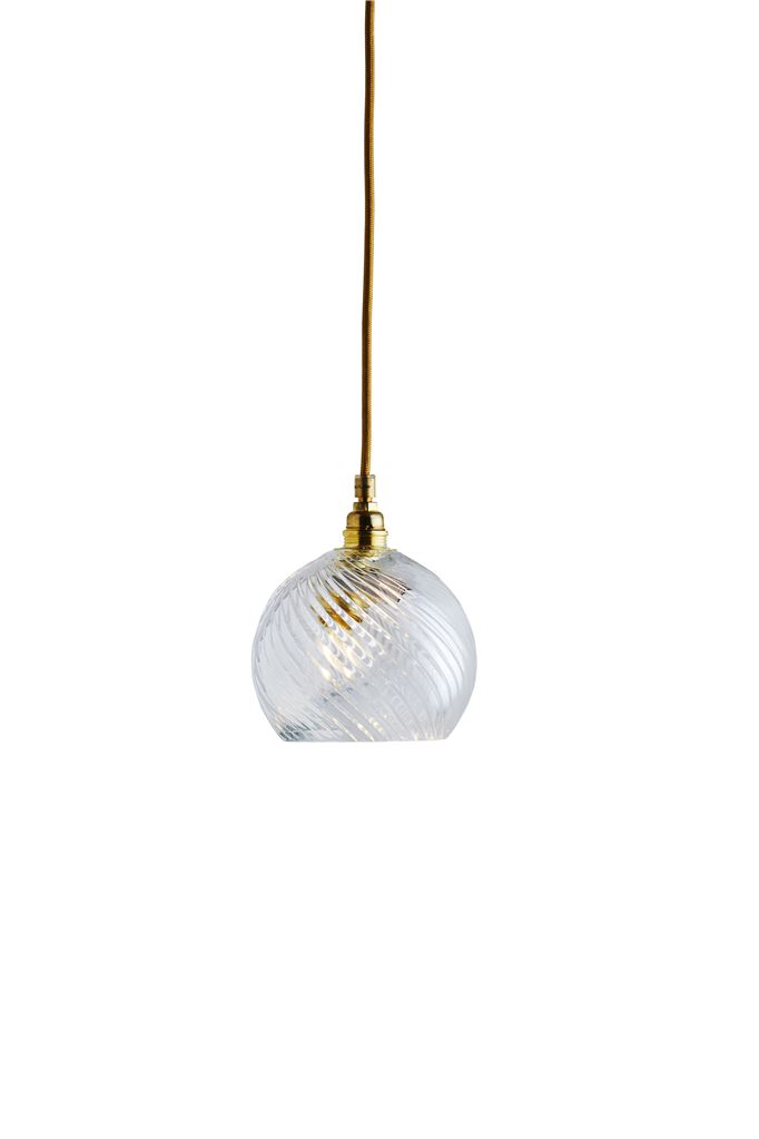 Billede af Ebb & Flow Rowan Pendant Lamp Crystal S Ø: 15,5 cm - Swirl/Gold
