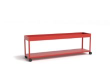 Billede af HAY New Order Comb. 102 2 Layers incl. Wheels B: 150 cm - Red