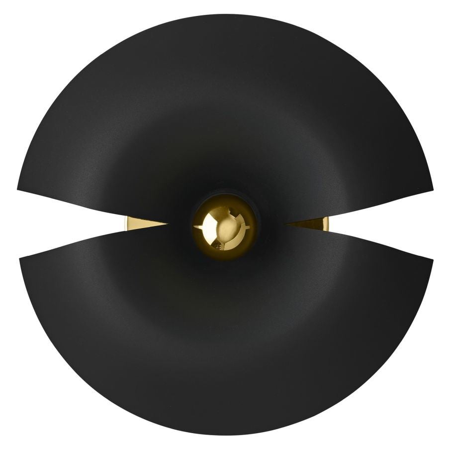 Billede af AYTM Cycnus Væglampe Ø: 30 cm - Sort/Guld