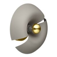 Billede af AYTM Cycnus Væglampe Ø: 30 cm - Taupe/Guld