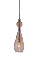 Billede af Ebb & Flow Smykke Pendant Lamp M Ø: 12,5 cm - Obsidian/Gold