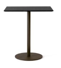Billede af &Tradition In Between SK16 Dining Table 60x70 cm - Nero Marquina Marble/Bronzed Base