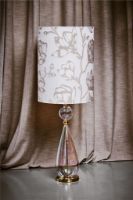 Billede af Ebb & Flow Smykke Table Lamp Base L Ø: 18 cm - Crystal Swirl/Gold