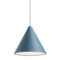Billede af FLOS String Light Cone med gulvbase inkl. 12 m ledning - Blå