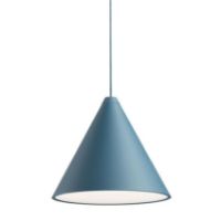 Billede af FLOS String Light Cone med gulvbase inkl. 22 m ledning - Blå