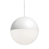 Billede af FLOS String Light Sphere med gulvbase inkl. 22 m ledning - Hvid