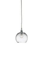 Billede af Ebb & Flow Rowan Pendant Lamp S Ø: 15,5 cm - Clear/Silver