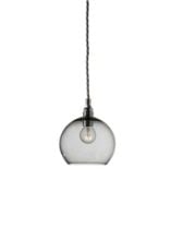 Billede af Ebb & Flow Rowan Pendant Lamp S Ø: 15,5 cm - Smokey Grey/Silver