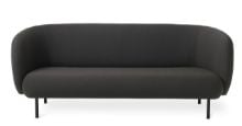 Billede af Warm Nordic Cape 3 Seater Sofa L: 200 cm - Mocca