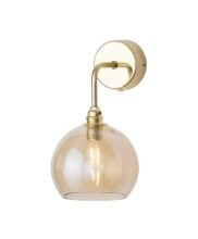 Billede af Ebb & Flow Rowan Wall Lamp S Ø: 15,5 cm - Golden Smoke/Gold