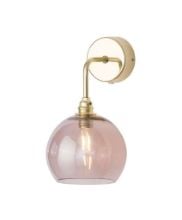 Billede af Ebb & Flow Rowan Wall Lamp S Ø: 15,5 cm - Obsidian/Gold