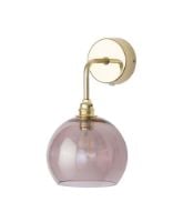 Billede af Ebb & Flow Rowan Wall Lamp S Ø: 15,5 cm - Obsidian/Gold