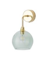 Billede af Ebb & Flow Rowan Wall Lamp S Ø: 15,5 cm - Forest Green/Gold