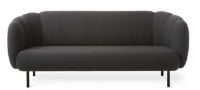 Billede af Warm Nordic Cape 3 Seater W Stitches Sofa L: 200 cm - Mocca