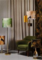 Billede af Ebb & Flow Lampeskærm til bordlampe D Ø: 30 cm - Tango/Palm Green