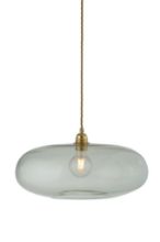 Billede af Ebb & Flow Horizon Pendant Lamp XL Ø: 45 cm - Forest Green/Gold
