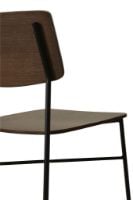 Billede af HANDVÄRK FURNITURE Paragon Chair Spisebordsstol SH: 45,8 cm - Black/Smoked Oak
