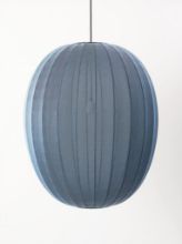 Billede af Made By Hand Knit-Wit Oval High Pendant Ø: 65 cm - Blue Stone