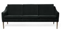 Billede af Warm Nordic Mr. Olsen 3 Seater Sofa L: 200 cm - Smoked Oak/Dark Petrol