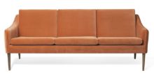 Billede af Warm Nordic Mr. Olsen 3 Seater Sofa L: 200 cm - Smoked Oak/Rusty Rose