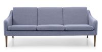 Billede af Warm Nordic Mr. Olsen 3 Seater Sofa L: 200 cm - Smoked Oak/Soft Violet 