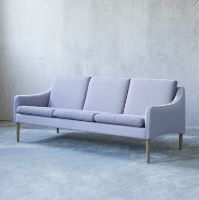 Billede af Warm Nordic Mr. Olsen 3 Seater Sofa L: 200 cm - Smoked Oak/Soft Violet 
