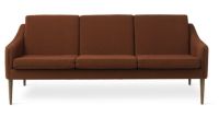 Billede af Warm Nordic Mr. Olsen 3 Seater Sofa L: 200 cm - Smoked Oak/Spicy Brown