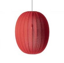 Billede af Made By Hand Knit-Wit Oval High Pendant Ø: 65 cm - Maple Red