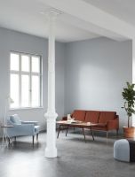 Billede af Warm Nordic Mr. Olsen 3 Seater Sofa L: 200 cm - Smoked Oak/Royal Blue 