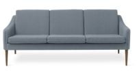 Billede af Warm Nordic Mr. Olsen 3 Seater Sofa L: 200 cm - Smoked Oak/Cloudy Grey