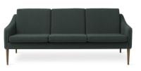 Billede af Warm Nordic Mr. Olsen 3 Seater Sofa L: 200 cm - Smoked Oak/Petrol Shade 