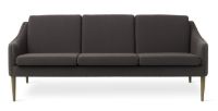 Billede af Warm Nordic Mr. Olsen 3 Seater Sofa L: 200 cm - Smoked Oak/Mocca