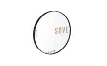 Billede af SOVET Visual Round Spejl  Ø: 80 cm - Black/Extralight Mirror