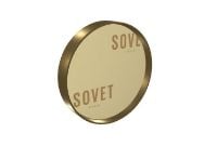 Billede af SOVET Visual Round Spejl  Ø: 31 cm - Burnished Brass/Gold Mirror