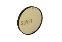 Billede af SOVET Visual Round Spejl  Ø: 52 cm - Black/Gold Mirror