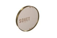 Billede af SOVET Visual Round Spejl  Ø: 52 cm - Burnished Brass/Bronzed Mirror