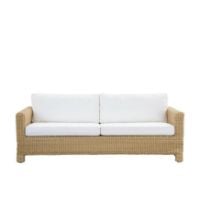 Billede af Sika-Design Georgia Garden Carrie 3 Pers. Sofa B: 200 cm - ALU Natur/CY101 White