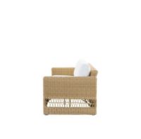 Billede af Sika-Design Georgia Garden Carrie 3 Pers. Sofa B: 200 cm - ALU Natur/CY101 White