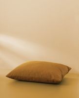 Billede af Warm Nordic Galore Cushion Square 70x50 cm - Dark Ochre