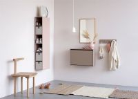 Billede af Montana Sidehængt Reol m. 5 Hylder Højre H: 138 cm - 150 Vanilla