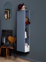 Billede af Montana Sidehængt Reol m. 5 Hylder Højre H: 138 cm - 156 Oyster