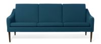 Billede af Warm Nordic Mr. Olsen 3 Seater Sofa L: 200 cm - Walnut/Dark Turqouise 