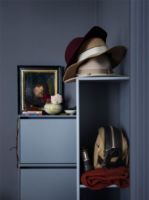 Billede af Montana Sidehængt Reol m. 5 Hylder Højre H: 138 cm - 152 Parsley